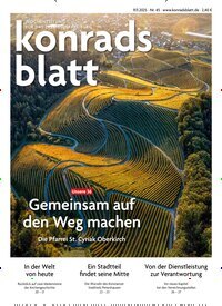 Titelbild der Ausgabe 45/2025 von Konradsblatt. Diese Zeitschrift und viele weitere Zeitungsabos als Abo oder epaper bei United Kiosk online kaufen.