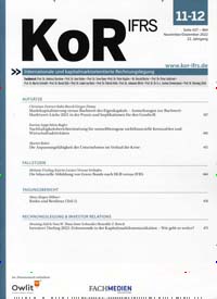 Titelbild der Ausgabe 12/2022 von KoR. Diese Zeitschrift und viele weitere Businessmagazine als Abo oder epaper bei United Kiosk online kaufen.