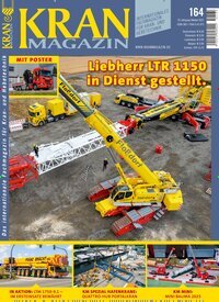 Titelbild der Ausgabe 164/2025 von Kran Magazin. Diese Zeitschrift und viele weitere Automagazine und Motorradzeitschriften als Abo oder epaper bei United Kiosk online kaufen.