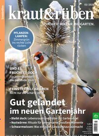 Titelbild der Ausgabe 1/2026 von kraut & rüben. Diese Zeitschrift und viele weitere Gartenzeitschriften und Wohnzeitschriften als Abo oder epaper bei United Kiosk online kaufen.
