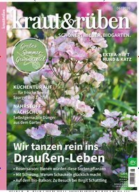 Titelbild der Ausgabe 6/2026 von kraut & rüben. Diese Zeitschrift und viele weitere Gartenzeitschriften und Wohnzeitschriften als Abo oder epaper bei United Kiosk online kaufen.