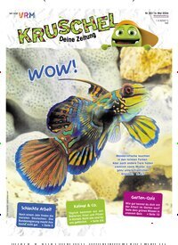 Titelbild der Ausgabe 20/2026 von Kruschel - Deine Zeitung. Diese Zeitschrift und viele weitere Jugendzeitschriften und Kinderzeitschriften als Abo oder epaper bei United Kiosk online kaufen.