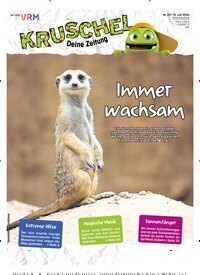 Titelbild der Ausgabe 29/2026 von Kruschel - Deine Zeitung. Diese Zeitschrift und viele weitere Jugendzeitschriften und Kinderzeitschriften als Abo oder epaper bei United Kiosk online kaufen.