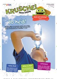 Titelbild der Ausgabe 30/2025 von Kruschel - Deine Zeitung. Diese Zeitschrift und viele weitere Jugendzeitschriften und Kinderzeitschriften als Abo oder epaper bei United Kiosk online kaufen.