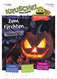 Titelbild der Ausgabe 43/2025 von Kruschel - Deine Zeitung. Diese Zeitschrift und viele weitere Jugendzeitschriften und Kinderzeitschriften als Abo oder epaper bei United Kiosk online kaufen.