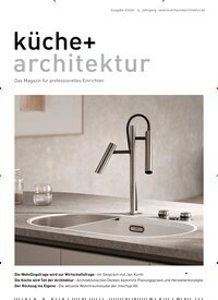 Titelbild der Ausgabe 1/2026 von küche + architektur. Diese Zeitschrift und viele weitere Gartenzeitschriften und Wohnzeitschriften als Abo oder epaper bei United Kiosk online kaufen.