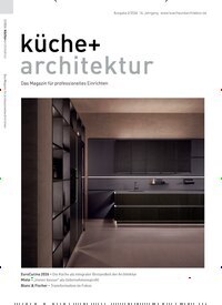 Titelbild der Ausgabe 2/2026 von küche + architektur. Diese Zeitschrift und viele weitere Gartenzeitschriften und Wohnzeitschriften als Abo oder epaper bei United Kiosk online kaufen.