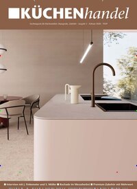 Titelbild der Ausgabe 1/2026 von KÜCHENhandel. Diese Zeitschrift und viele weitere Architekturzeitschriften und Bauzeitschriften als Abo oder epaper bei United Kiosk online kaufen.