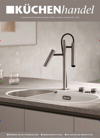 Titelbild der Ausgabe 6/2025 von KÜCHENhandel. Diese Zeitschrift und viele weitere Architekturzeitschriften und Bauzeitschriften als Abo oder epaper bei United Kiosk online kaufen.
