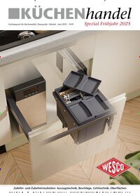 Titelbild der Ausgabe 1/2025 von KÜCHENhandel Spezial. Diese Zeitschrift und viele weitere Architekturzeitschriften und Bauzeitschriften als Abo oder epaper bei United Kiosk online kaufen.