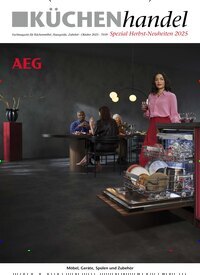 Titelbild der Ausgabe 2/2025 von KÜCHENhandel Spezial. Diese Zeitschrift und viele weitere Architekturzeitschriften und Bauzeitschriften als Abo oder epaper bei United Kiosk online kaufen.