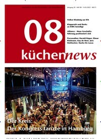 Titelbild der Ausgabe 8/2022 von KüchenNews. Diese Zeitschrift und viele weitere Gastronomiezeitschriften, Fashionmagazine, Beautymagazine als Abo oder epaper bei United Kiosk online kaufen.