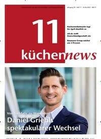Titelbild der Ausgabe 11/2022 von KüchenNews. Diese Zeitschrift und viele weitere Gastronomiezeitschriften, Fashionmagazine, Beautymagazine als Abo oder epaper bei United Kiosk online kaufen.