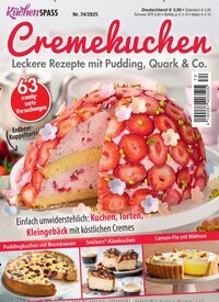 Titelbild der Ausgabe 74/2025 von Küchenspaß. Diese Zeitschrift und viele weitere Kochzeitschriften und Backzeitschriften als Abo oder epaper bei United Kiosk online kaufen.