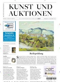 Titelbild der Ausgabe 11/2025 von Kunst und Auktionen. Diese Zeitschrift und viele weitere Reisemagazine, Freizeitmagazine und Wissensmagazine als Abo oder epaper bei United Kiosk online kaufen.