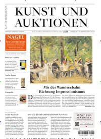 Titelbild der Ausgabe 15/2026 von Kunst und Auktionen. Diese Zeitschrift und viele weitere Reisemagazine, Freizeitmagazine und Wissensmagazine als Abo oder epaper bei United Kiosk online kaufen.