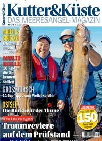 Titelbild der Ausgabe 79/2019 von Kutter & Küste. Diese Zeitschrift und viele weitere Sportmagazine als Abo oder epaper bei United Kiosk online kaufen.