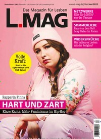 Titelbild der Ausgabe 3/2022 von L-MAG. Diese Zeitschrift und viele weitere Frauenzeitschriften als Abo oder epaper bei United Kiosk online kaufen.