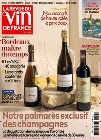 Titelbild der Ausgabe 676/2023 von La revue du vin de France. Diese Zeitschrift und viele weitere Gartenzeitschriften und Wohnzeitschriften als Abo oder epaper bei United Kiosk online kaufen.