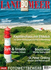 Titelbild der Ausgabe 1/2023 von Land & Meer. Diese Zeitschrift und viele weitere Reisemagazine, Freizeitmagazine und Wissensmagazine als Abo oder epaper bei United Kiosk online kaufen.