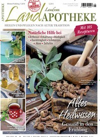 Titelbild der Ausgabe 1/2019 von LandApotheke. Diese Zeitschrift und viele weitere Gartenzeitschriften und Wohnzeitschriften als Abo oder epaper bei United Kiosk online kaufen.