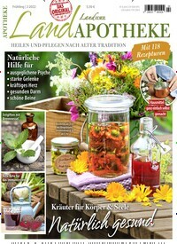 Titelbild der Ausgabe 2/2022 von LandApotheke. Diese Zeitschrift und viele weitere Gartenzeitschriften und Wohnzeitschriften als Abo oder epaper bei United Kiosk online kaufen.