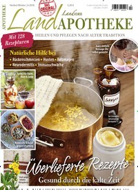 Titelbild der Ausgabe 4/2018 von LandApotheke. Diese Zeitschrift und viele weitere Gartenzeitschriften und Wohnzeitschriften als Abo oder epaper bei United Kiosk online kaufen.