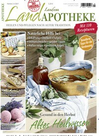 Titelbild der Ausgabe 4/2021 von LandApotheke. Diese Zeitschrift und viele weitere Gartenzeitschriften und Wohnzeitschriften als Abo oder epaper bei United Kiosk online kaufen.