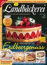 Titelbild der Ausgabe 3/2025 von Landbäckerei. Diese Zeitschrift und viele weitere Kochzeitschriften und Backzeitschriften als Abo oder epaper bei United Kiosk online kaufen.