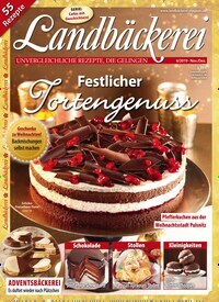 Titelbild der Ausgabe 6/2019 von Landbäckerei. Diese Zeitschrift und viele weitere Kochzeitschriften und Backzeitschriften als Abo oder epaper bei United Kiosk online kaufen.