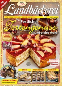 Titelbild der Ausgabe 6/2021 von Landbäckerei. Diese Zeitschrift und viele weitere Kochzeitschriften und Backzeitschriften als Abo oder epaper bei United Kiosk online kaufen.