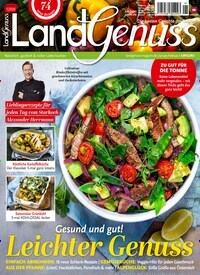 Titelbild der Ausgabe 1/2020 von LandGenuss. Diese Zeitschrift und viele weitere Gartenzeitschriften und Wohnzeitschriften als Abo oder epaper bei United Kiosk online kaufen.