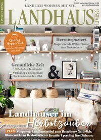 Titelbild der Ausgabe 5/2022 von Landhaus Living. Diese Zeitschrift und viele weitere Gartenzeitschriften und Wohnzeitschriften als Abo oder epaper bei United Kiosk online kaufen.
