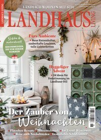 Titelbild der Ausgabe 6/2025 von Landhaus Living. Diese Zeitschrift und viele weitere Gartenzeitschriften und Wohnzeitschriften als Abo oder epaper bei United Kiosk online kaufen.