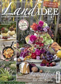 Titelbild der Ausgabe 5/2022 von LandIDEE. Diese Zeitschrift und viele weitere Gartenzeitschriften und Wohnzeitschriften als Abo oder epaper bei United Kiosk online kaufen.