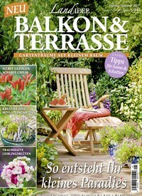 Titelbild der Ausgabe 1/2022 von LandIDEE Balkon & Terrasse. Diese Zeitschrift und viele weitere Gartenzeitschriften und Wohnzeitschriften als Abo oder epaper bei United Kiosk online kaufen.