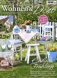 Titelbild der Ausgabe 2/2019 von LandIDEE Wohnen & Deko. Diese Zeitschrift und viele weitere Gartenzeitschriften und Wohnzeitschriften als Abo oder epaper bei United Kiosk online kaufen.