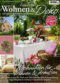 Titelbild der Ausgabe 5/2021 von LandIDEE Wohnen & Deko. Diese Zeitschrift und viele weitere Gartenzeitschriften und Wohnzeitschriften als Abo oder epaper bei United Kiosk online kaufen.