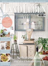 Titelbild der Ausgabe 4/2021 von LandLeben. Diese Zeitschrift und viele weitere Gartenzeitschriften und Wohnzeitschriften als Abo oder epaper bei United Kiosk online kaufen.