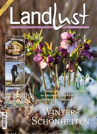 Titelbild der Ausgabe 1/2024 von Landlust. Diese Zeitschrift und viele weitere Gartenzeitschriften und Wohnzeitschriften als Abo oder epaper bei United Kiosk online kaufen.