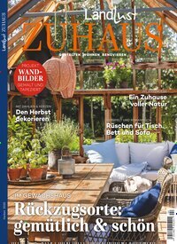 Titelbild der Ausgabe 4/2025 von Landlust Zuhaus. Diese Zeitschrift und viele weitere Gartenzeitschriften und Wohnzeitschriften als Abo oder epaper bei United Kiosk online kaufen.