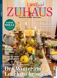 Titelbild der Ausgabe 5/2022 von Landlust Zuhaus. Diese Zeitschrift und viele weitere Gartenzeitschriften und Wohnzeitschriften als Abo oder epaper bei United Kiosk online kaufen.
