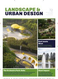 Titelbild der Ausgabe 2/2025 von Landscape & Urban Design. Diese Zeitschrift und viele weitere Gartenzeitschriften und Wohnzeitschriften als Abo oder epaper bei United Kiosk online kaufen.
