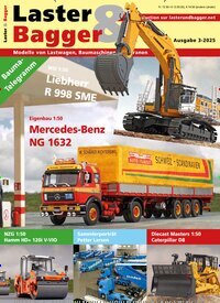 Titelbild der Ausgabe 3/2025 von Laster & Bagger. Diese Zeitschrift und viele weitere Automagazine und Motorradzeitschriften als Abo oder epaper bei United Kiosk online kaufen.