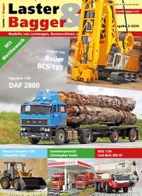 Titelbild der Ausgabe 3/2026 von Laster & Bagger. Diese Zeitschrift und viele weitere Automagazine und Motorradzeitschriften als Abo oder epaper bei United Kiosk online kaufen.