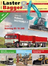 Titelbild der Ausgabe 4/2025 von Laster & Bagger. Diese Zeitschrift und viele weitere Automagazine und Motorradzeitschriften als Abo oder epaper bei United Kiosk online kaufen.