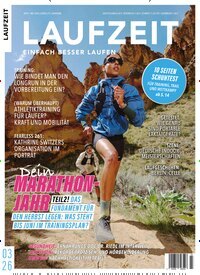 Titelbild der Ausgabe 3/2026 von Laufzeit. Diese Zeitschrift und viele weitere Sportmagazine als Abo oder epaper bei United Kiosk online kaufen.