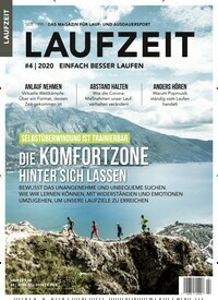 Titelbild der Ausgabe 4/2020 von Laufzeit. Diese Zeitschrift und viele weitere Sportmagazine als Abo oder epaper bei United Kiosk online kaufen.