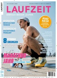 Titelbild der Ausgabe 4/2026 von Laufzeit. Diese Zeitschrift und viele weitere Sportmagazine als Abo oder epaper bei United Kiosk online kaufen.