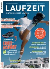 Titelbild der Ausgabe 5/2025 von Laufzeit. Diese Zeitschrift und viele weitere Sportmagazine als Abo oder epaper bei United Kiosk online kaufen.